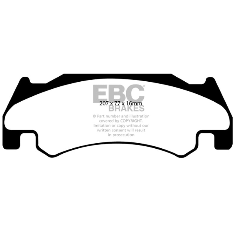 EBC 05-06 Dodge Ram SRT-10 8.3 Yellowstuff Front Brake Pads