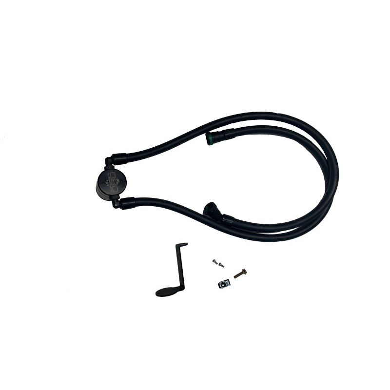 J&L 2025 Ford Explorer 2.3L EcoBoost 3.0 PVC Side Oil Separator – Black Anodized