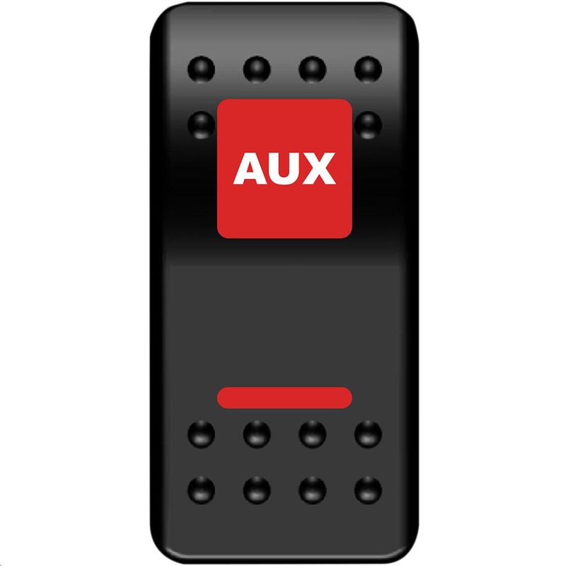 Moose Utility Auxiliary Rocker Switch 2106-0539