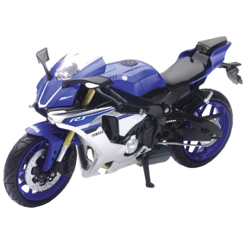 New Ray Toys 1:12 Scale Sport Bike – Yamaha YXF-R1 2016 – Blue 57803A