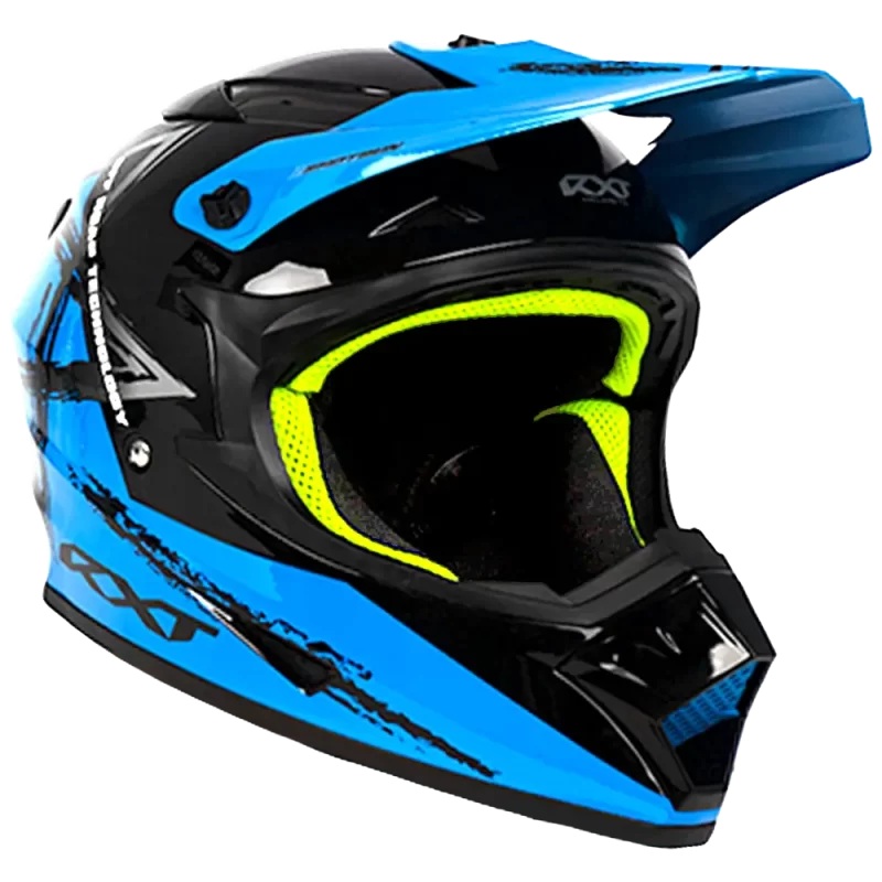 RXT SECTOR WRATH HELMET – GLOSS BLACK/BLUE S