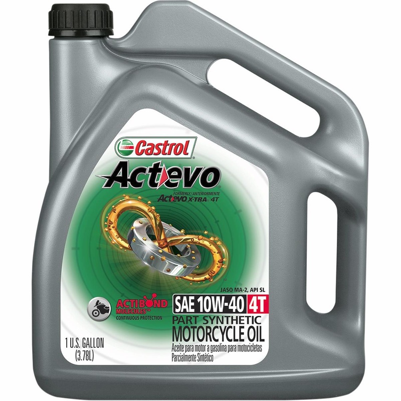Castrol Actevo X-Tra 4T Synthetic Blend – 10W40 – 1gal. 03130