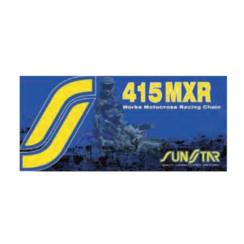 Sunstar 415MXR Works Motocross/Offroad Racing Chain – 108 Links SS415MXR-108