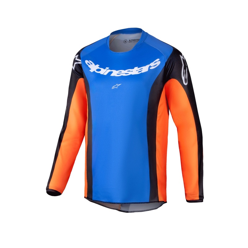 ALPINESTARS 2025 YOUTH RACER MELT JERSEY – ORANGE BLUE S