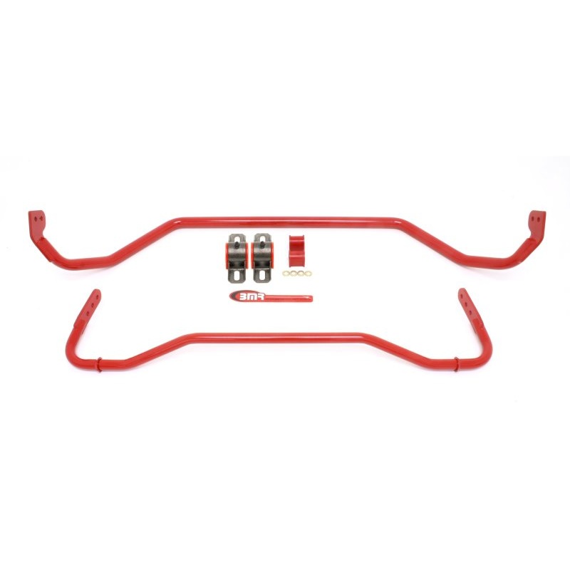 BMR 08-09 Pontiac G8 Front & Rear Sway Bar Kit w/ Bushings – Red
