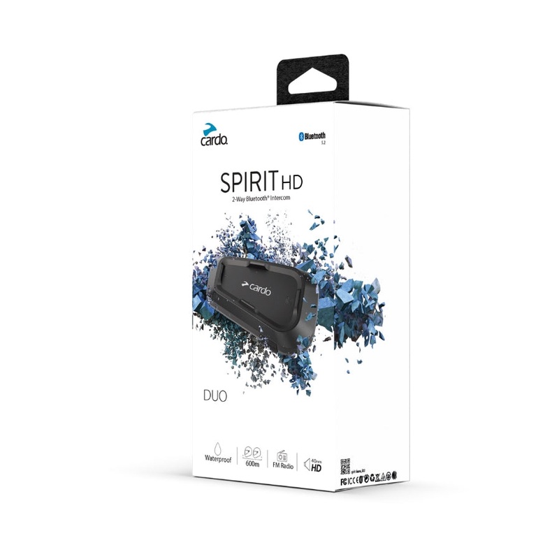 Cardo Spirit HD Bluetooth Communication – Duo SPRT0102
