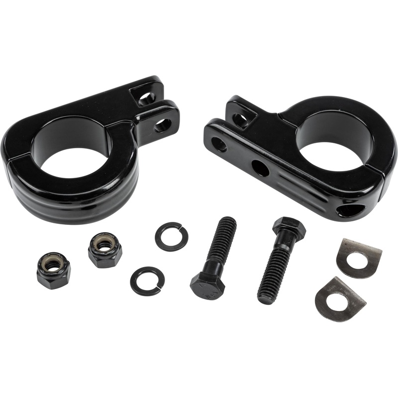 HardDrive Bar End Footpeg Male Mount Clamps – 1-1/2in. P77-6005GB