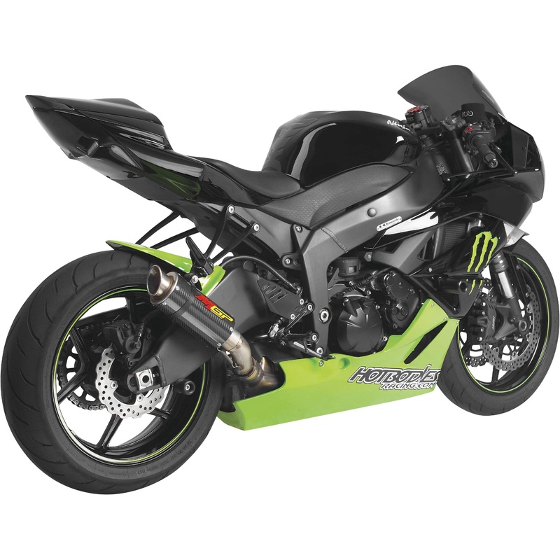 Hotbodies Racing MGP Stinger Slip-On Exhaust – Carbon Fiber Muffler 50901-2405
