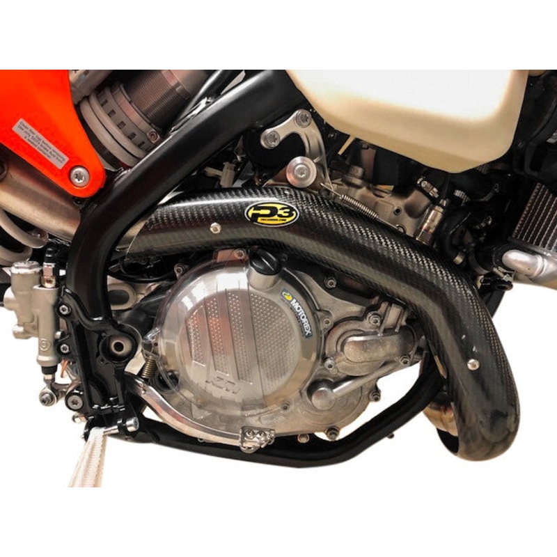 P3 Header Heat Shield – Carbon Fiber 201170
