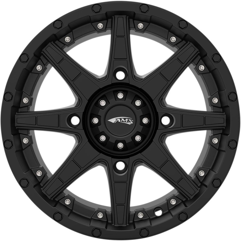 AMS Roll N 105 Cast Aluminum Front/Rear Wheel – 14×7 – 4/110 183.0230-0939