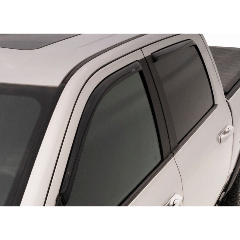 AVS 04-14 Ford F-150 Supercab Ventvisor In-Channel Front & Rear Window Deflectors 4pc – Smoke