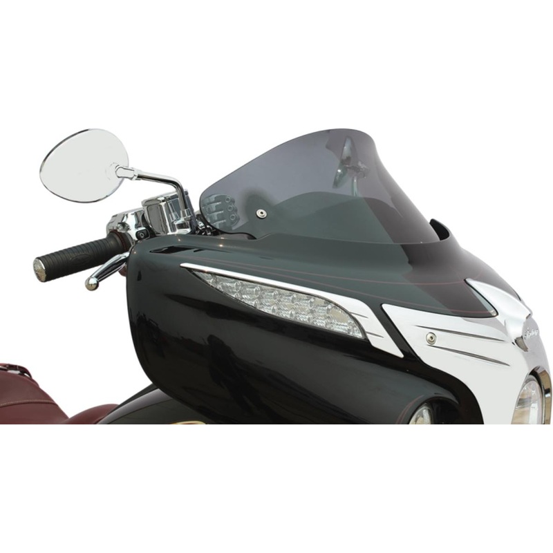Klock Werks 12in. Flare Windshield – Dark Smoke KW05-05-0038