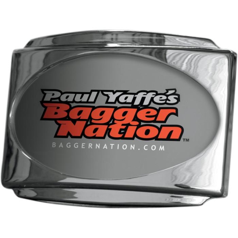 Paul Yaffe Originals CVO Universal Stealth III License Plate Frame – Chrome USLP-C