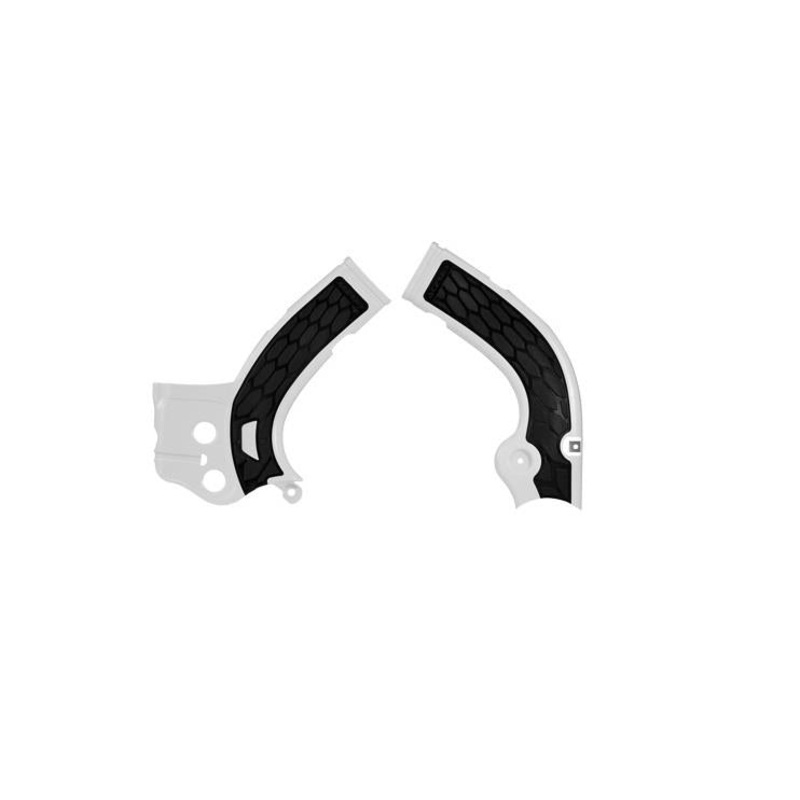 Acerbis X-Grip Frame Guards – White/Black 2630711035