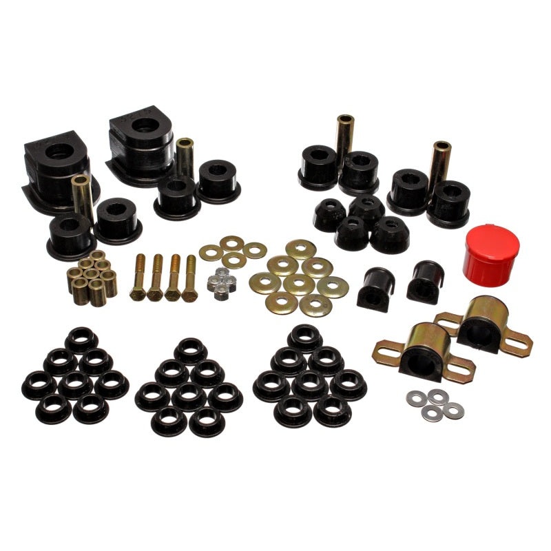 Energy Suspension 86-91 Mazda RX7 Black Hyper-Flex Master Bushing Set