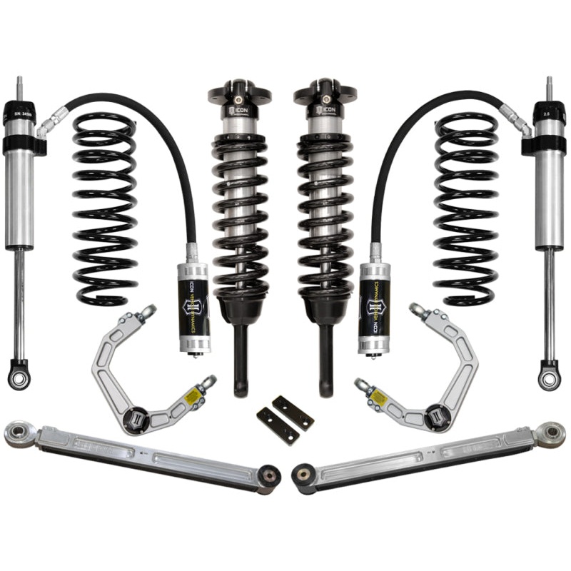 ICON 03-09 Toyota 4Runner/FJ 0-3.5in Stage 4 Suspension System w/Billet Uca