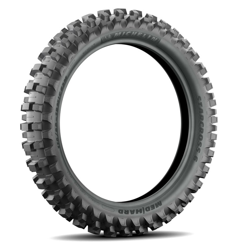 Michelin Starcross 6 Medium Hard Rear Tire – 120/90-18 16782