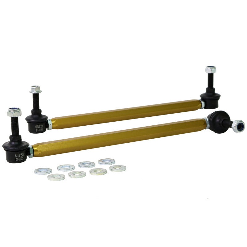 Whiteline 06/05+ Ford Focus LS / 05/09+ Mazda 3 BK Front Swaybar Link Kit H/Duty Adj Steel Ball
