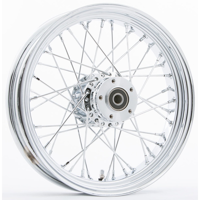 HardDrive 576-04111 Rr 40-Spk Chrome 18×3.5 Bt/Xl-Hub 1″ Axl 00 Ltr
