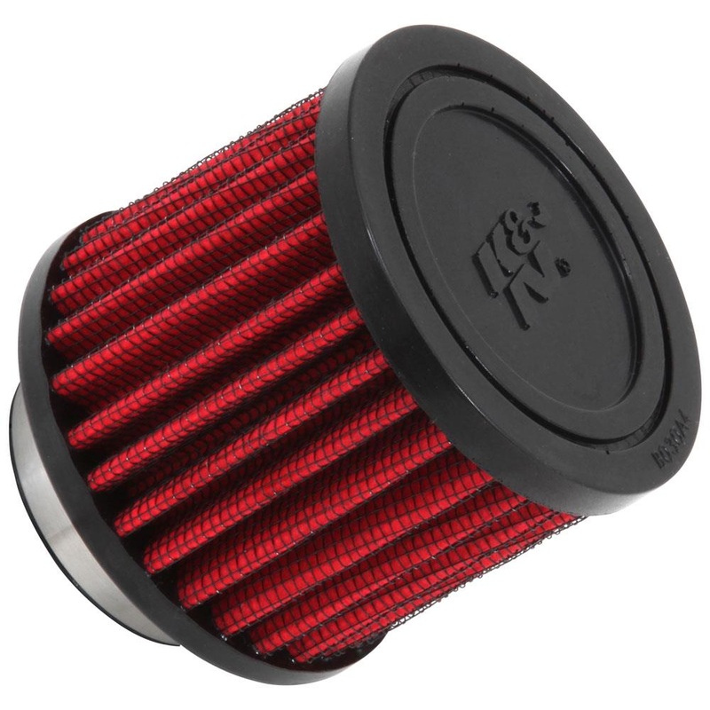 K&N Engineering Rubber Base Crankcase Vent Filter – 1-1/2in. Flange – Black 62-1450