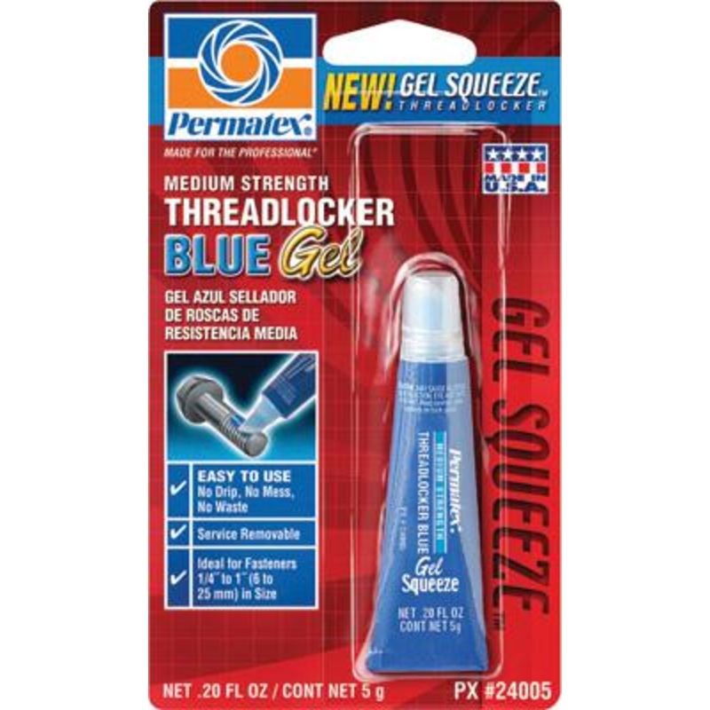 Permatex Gel Twist Threadlockers – 5 gr – Blue 24005