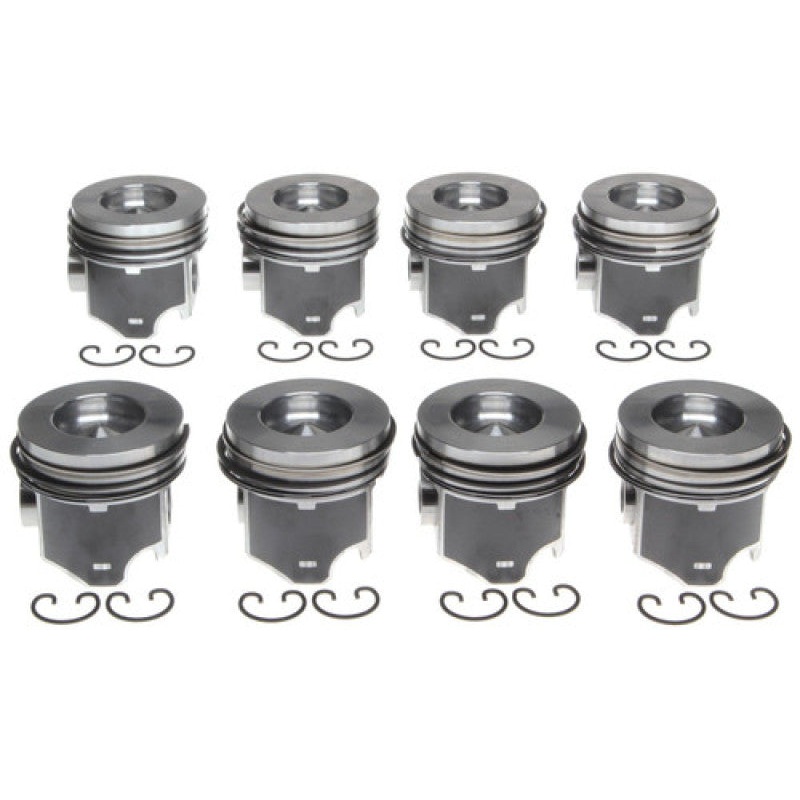 Mahle OE Navistar MaxxForce 7 6.4L Diesel .75MM Piston Set (Set of 8)