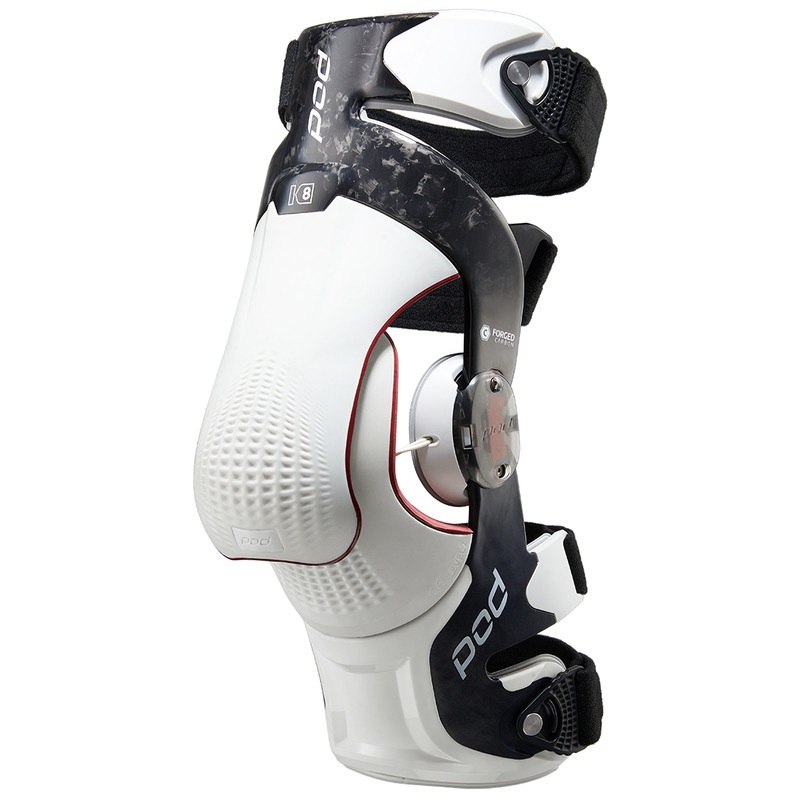 POD K8 3.0 CARBON/WHITE KNEE BRACE – LEFT S