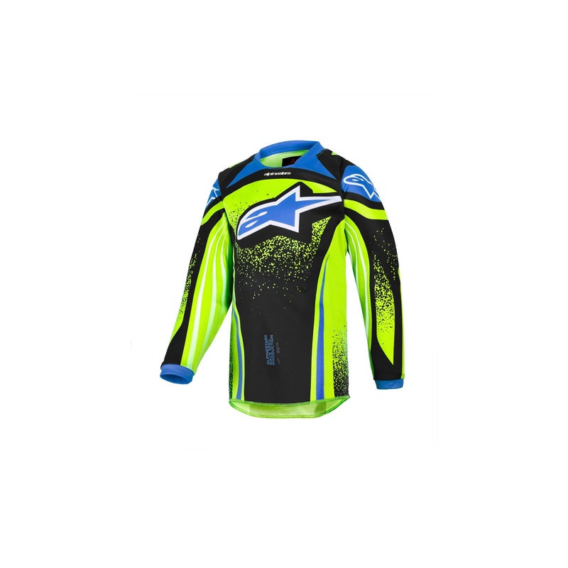 ALPINESTARS 2026 KIDS RACER NOMUR JERSEY – DARK NAVY YELLOW FLUO UCLA 2XS