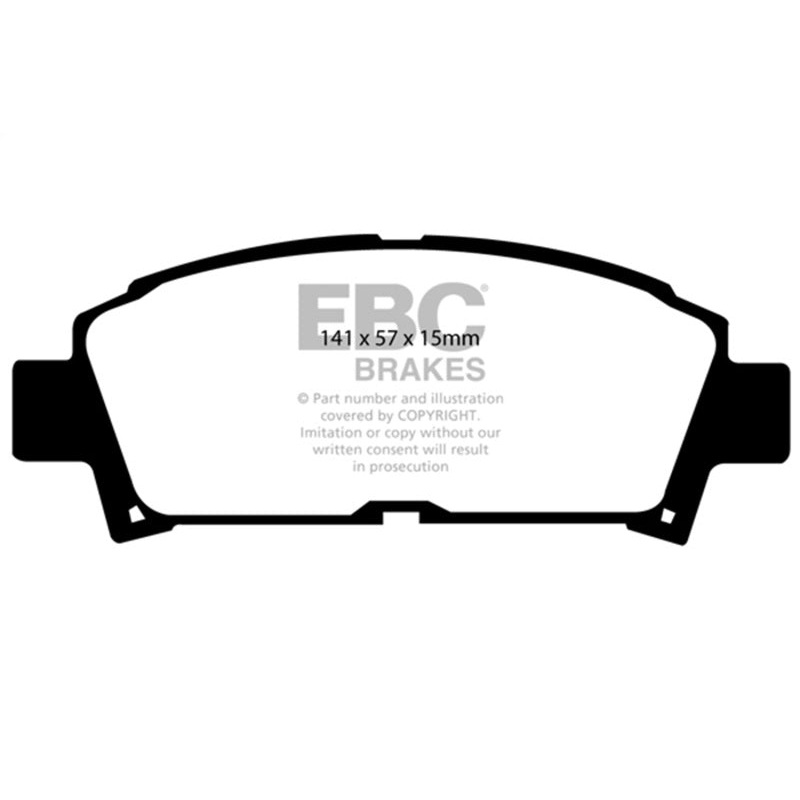 EBC 93-95 Toyota MR2 2.0 Turbo Yellowstuff Front Brake Pads