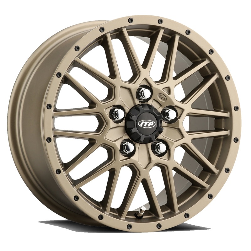 ITP Hurricane Wheel – 15×7 – 6+1 Offset – 5/4.5 – Bronze 15RZ545BX