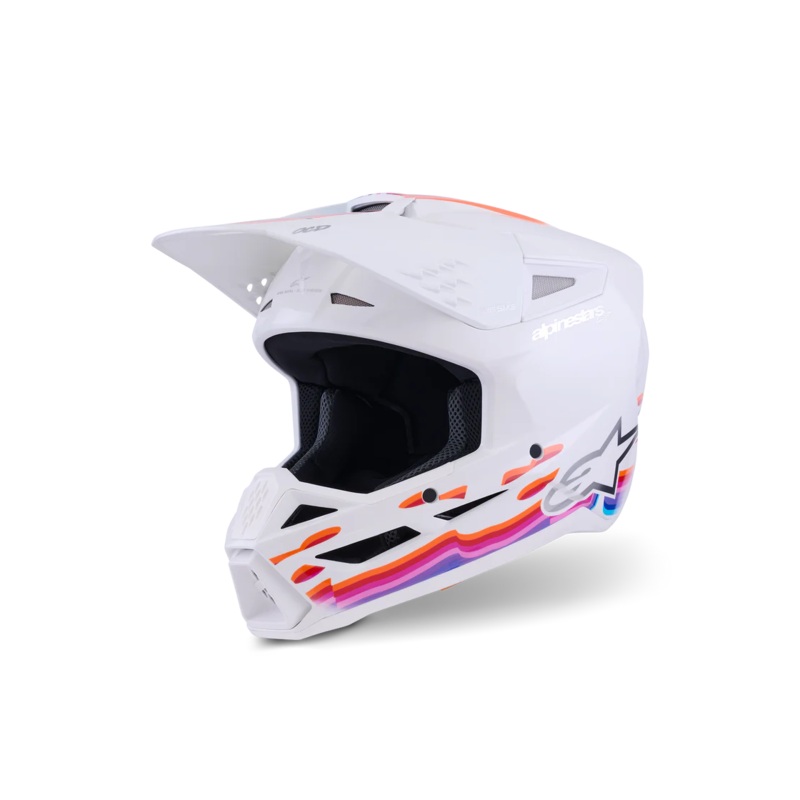 ALPINESTARS 2026 SM3 FORCE HELMET – WHITE GLOSSY XS