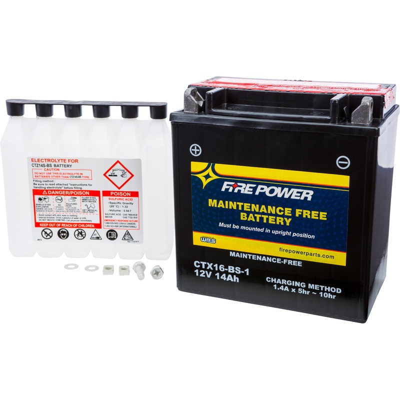 Fire Power Sealed Battery CTX16-BS-1