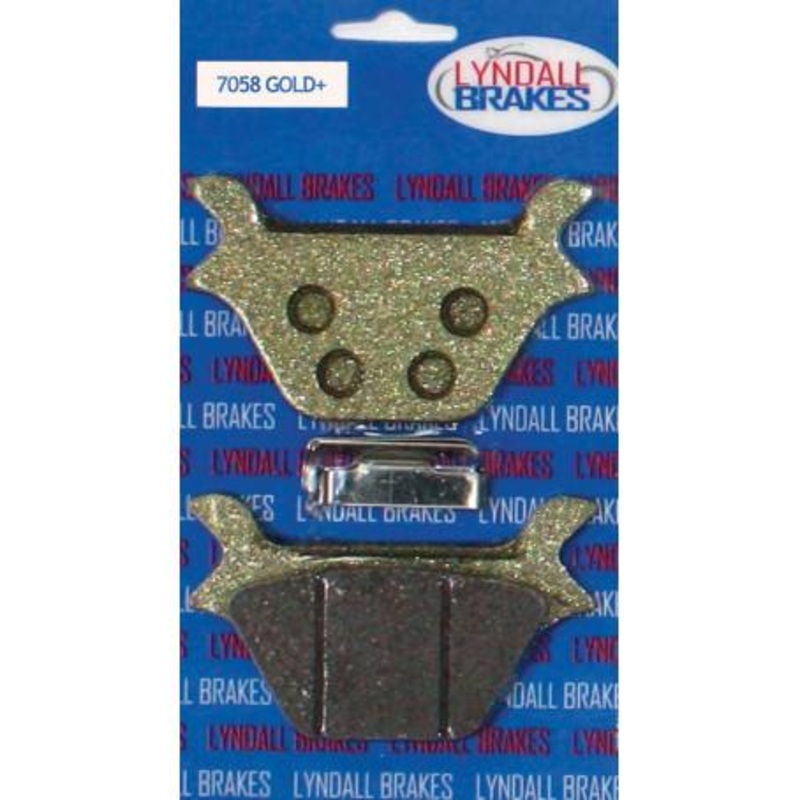 Lyndall Racing Brakes Gold+ Brake Pads 7058-GPLUS