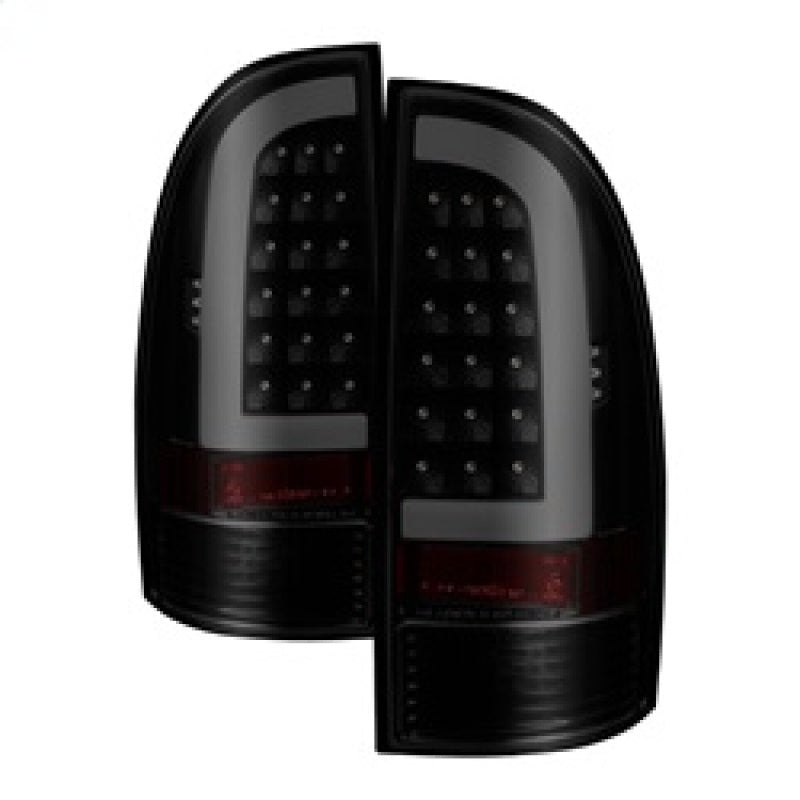 xTune 05-15 Toyota Tacoma (Excl LED Tail Lights) LED Tail Lights – Blk Smk (ALT-ON-TT05-LBLED-BSM)