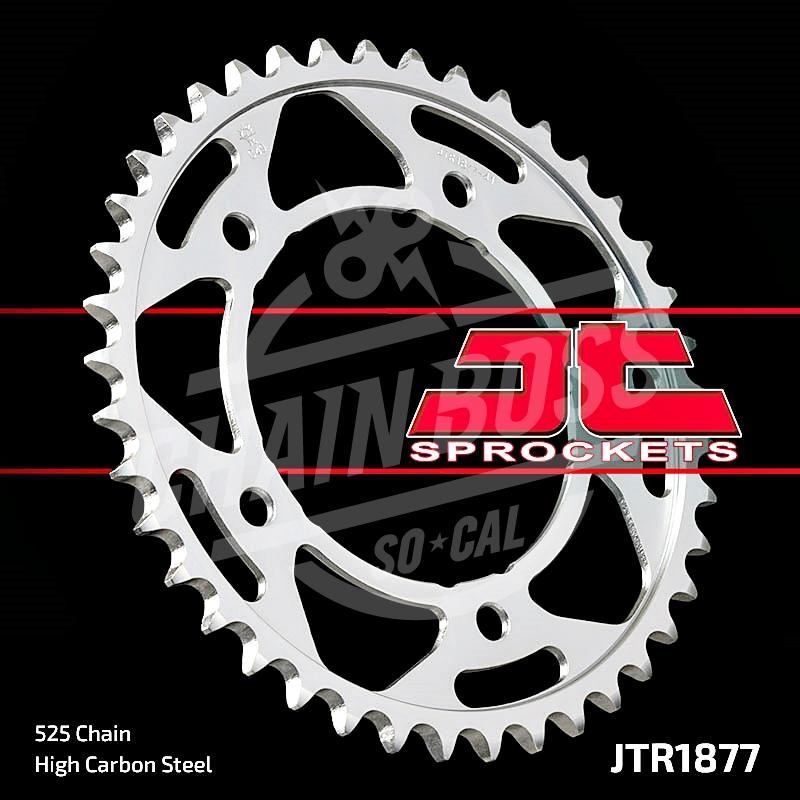 JT Sprockets 525 Rear Sprocket Steel 41 Teeth Natural JTR1877.41