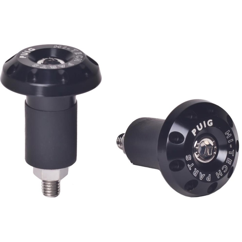 PUIG Hi-Tech Bar Ends – Black 6222N