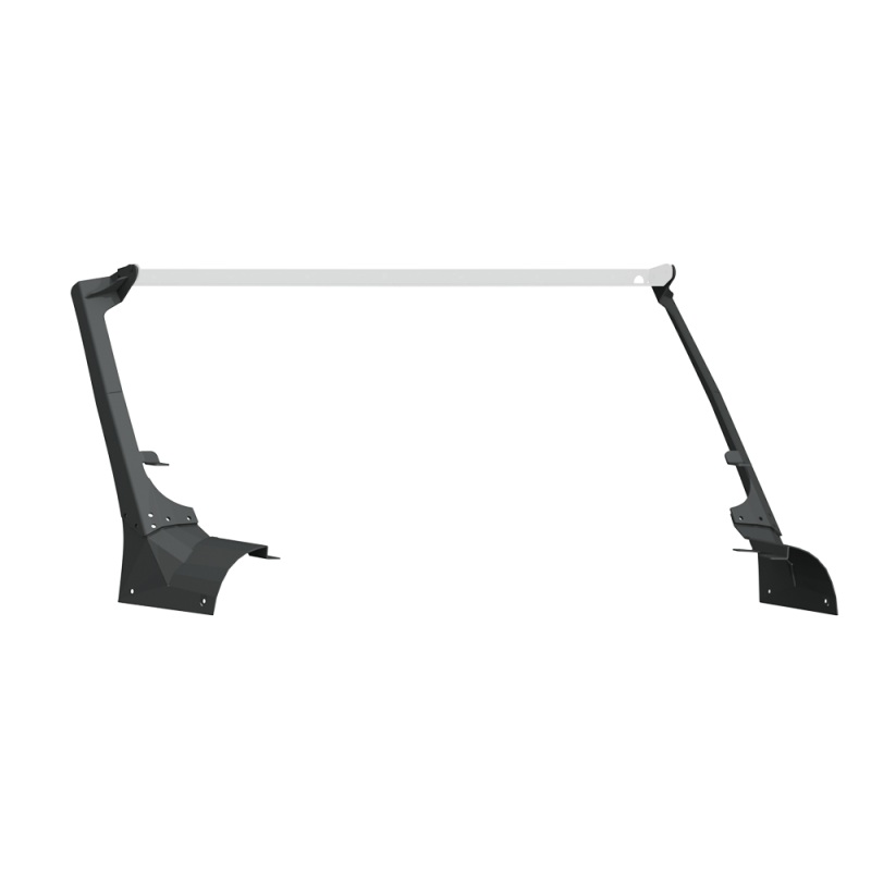 Road Armor 18-20 Jeep Wrangler JL Stealth A-Pillar Light Mounts 51.5in w/Lower Mount – Tex Blk