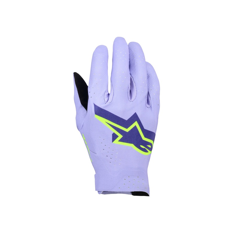 ALPINESTARS SUPERTECH MX GLOVES – LAVENDER VIOLET FLUO YELLOW S