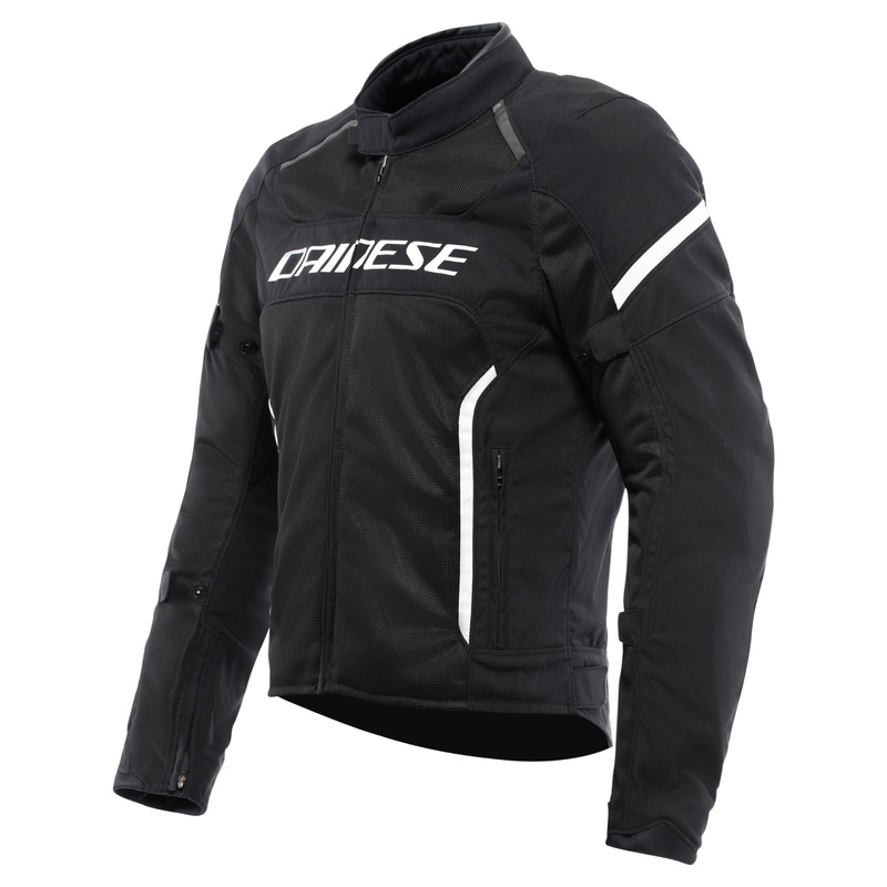 DAINESE AIR FRAME 3 TEXTILE JACKET – BLACK/BLACK/WHITE 48