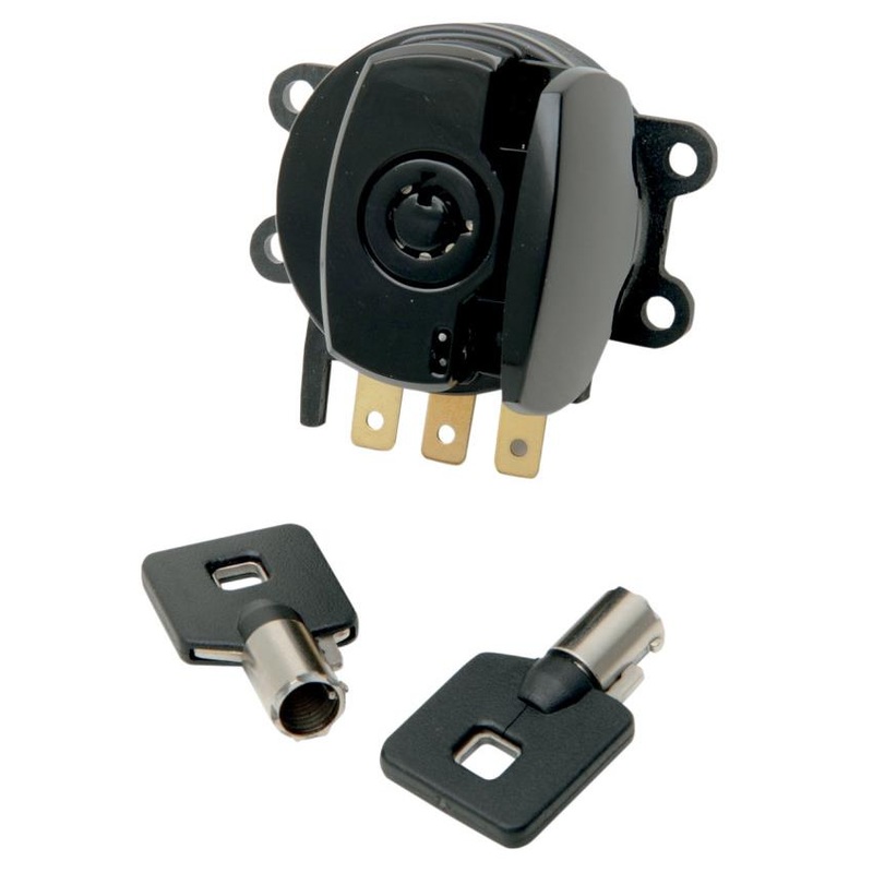 Drag Specialties Side Hinge Ignition Switch – Black 21-0209GB
