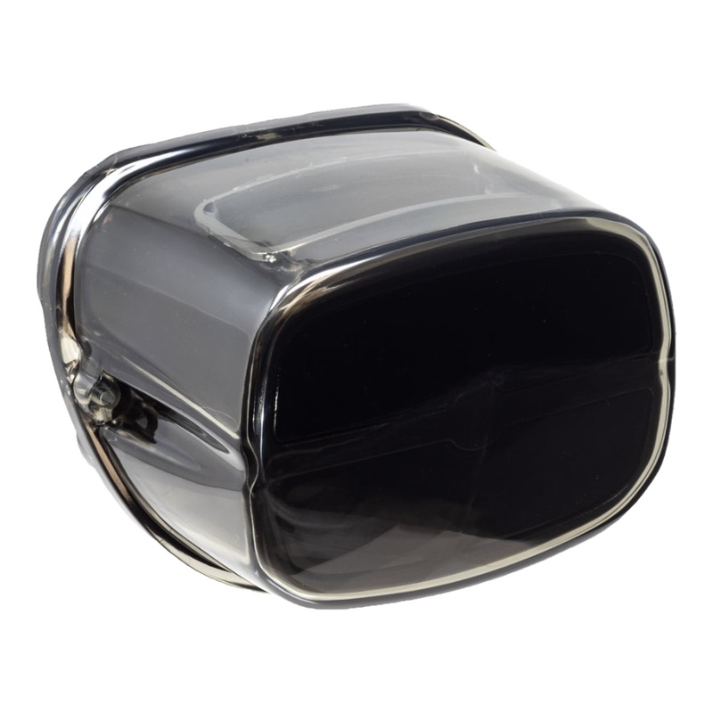 Letric Lighting Co. LED Replacement Taillight – Black/Smoke LLC-SQTL-CB