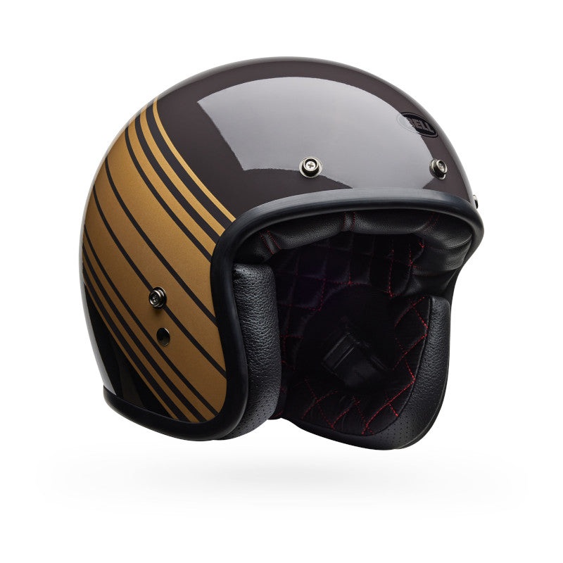 BELL CUSTOM 500 EDGE HELMET – GLOSS BROWN/GOLD S