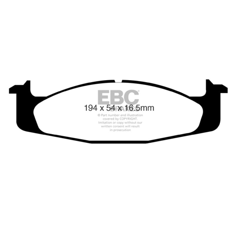 EBC 94-96 Ford Bronco 5.0 Greenstuff Front Brake Pads