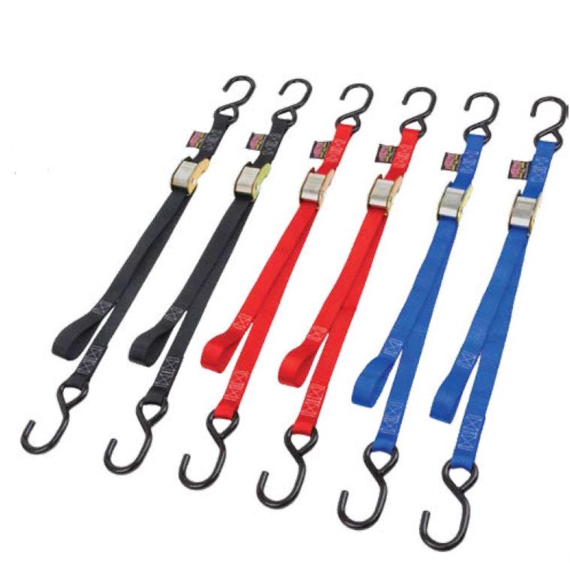 Powertye 1in.x 3ft. PWC Tiedowns with S-Hook – Black 22032