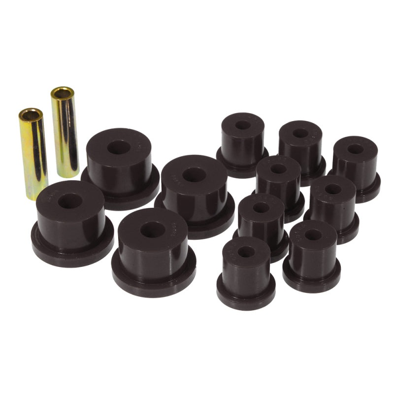 Prothane 64-73 Ford Mustang Rear Spring & 1/2in Shackle Bushings – Black