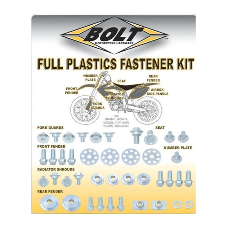 Bolt MC Hardware Full Plastic Fastener Kit KTM-1885SX