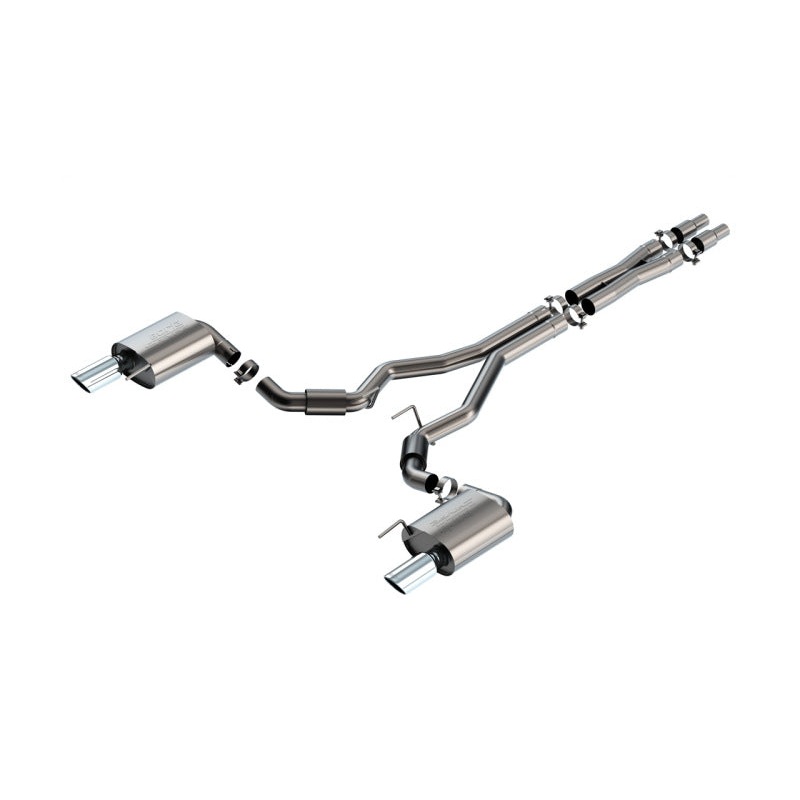 Borla 2024 Ford Mustang GT 5.0L V8 w/o Active Exhaust S-Type Cat-Back Exhaust System