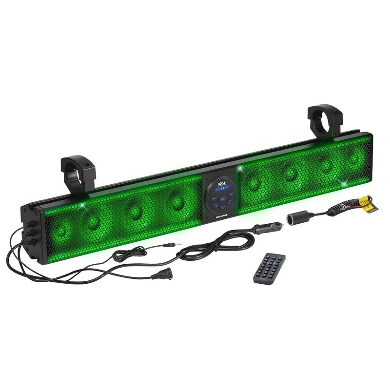 Boss Audio 63-8312 36″ Riot Sound Bar With Rgb 8 Speakers Fits 1.5-2.0″ Bars