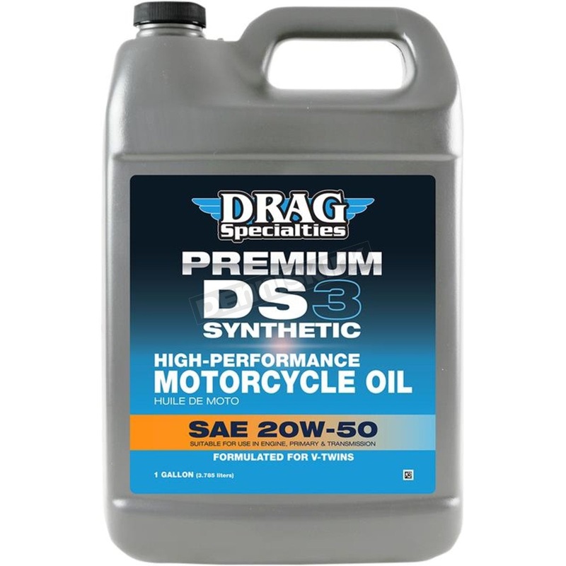 Drag Specialties DS3 Premium Full Synthetic Motorcycle Oil – 20W50 3601-0771