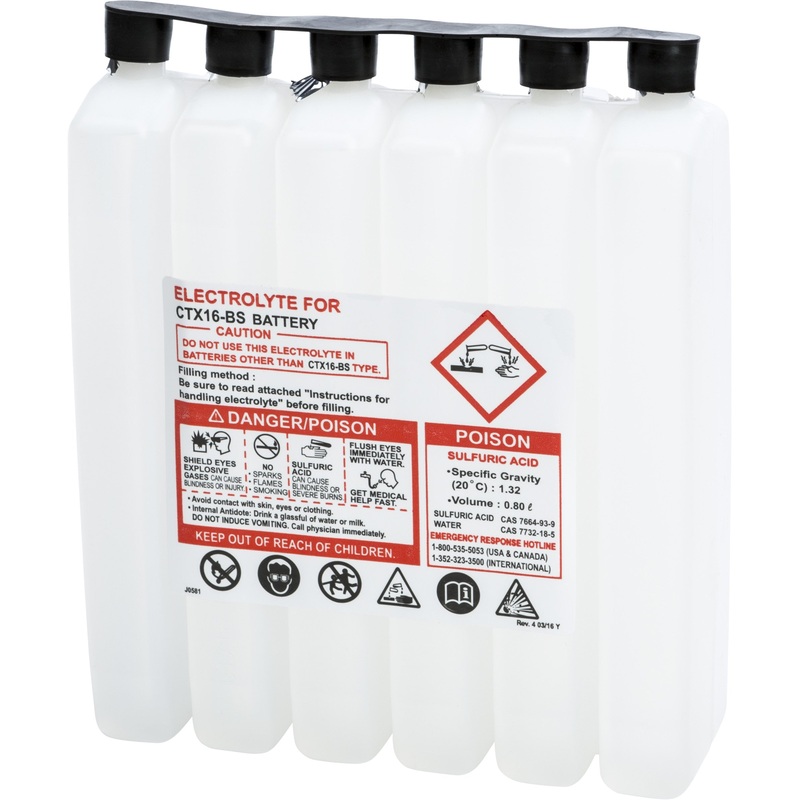 Fire Power Sealed Battery Electrolyte Pack 800CC CTX